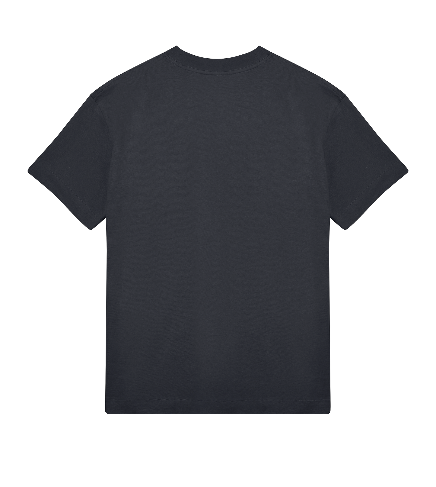 Mens Boxy Tee vit text v2