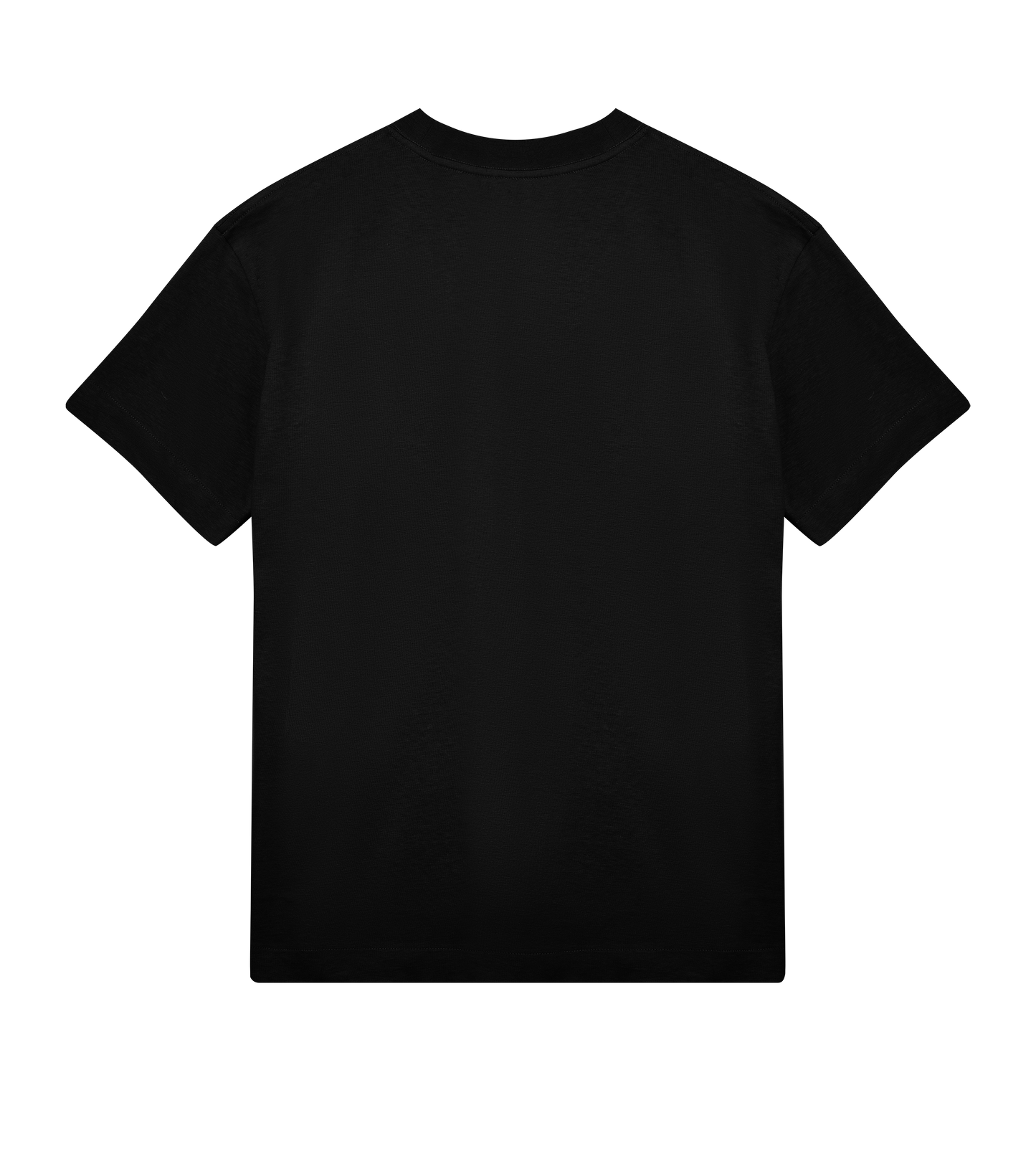 Mens Boxy Tee vit text v2
