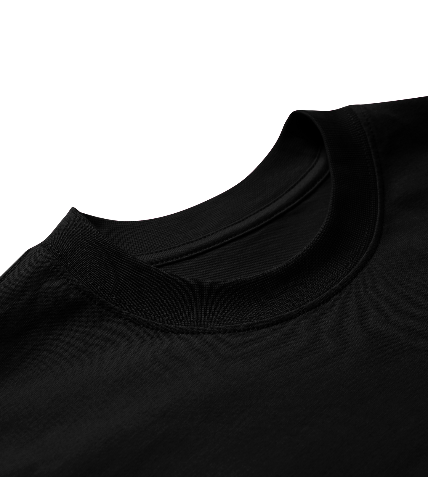 Mens Boxy Tee vit text v2