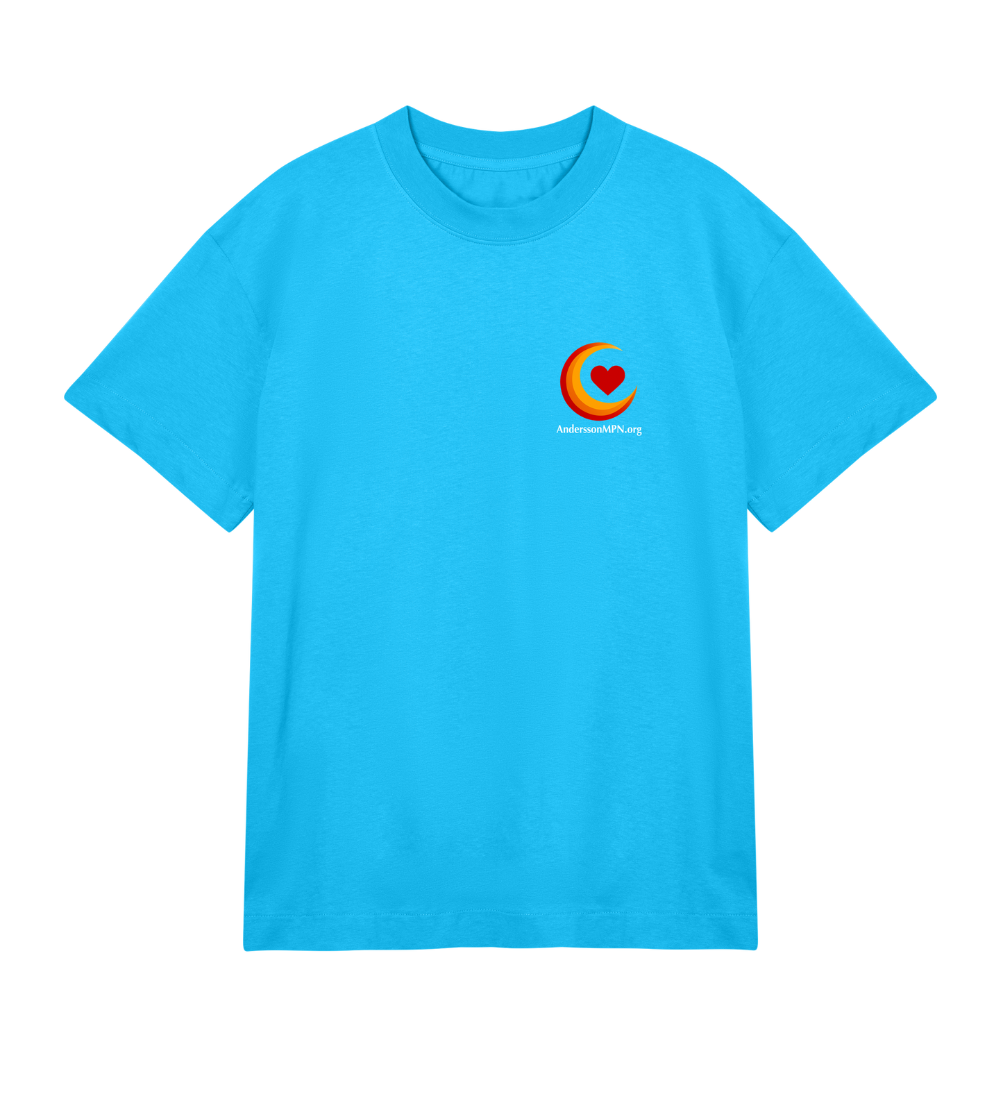 Mens Boxy Tee vit text v2